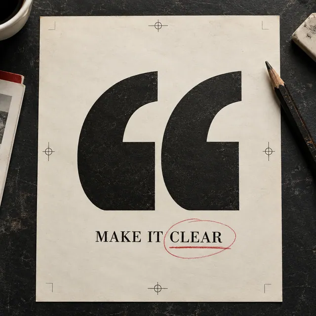 An editorial paper study of quotation marks